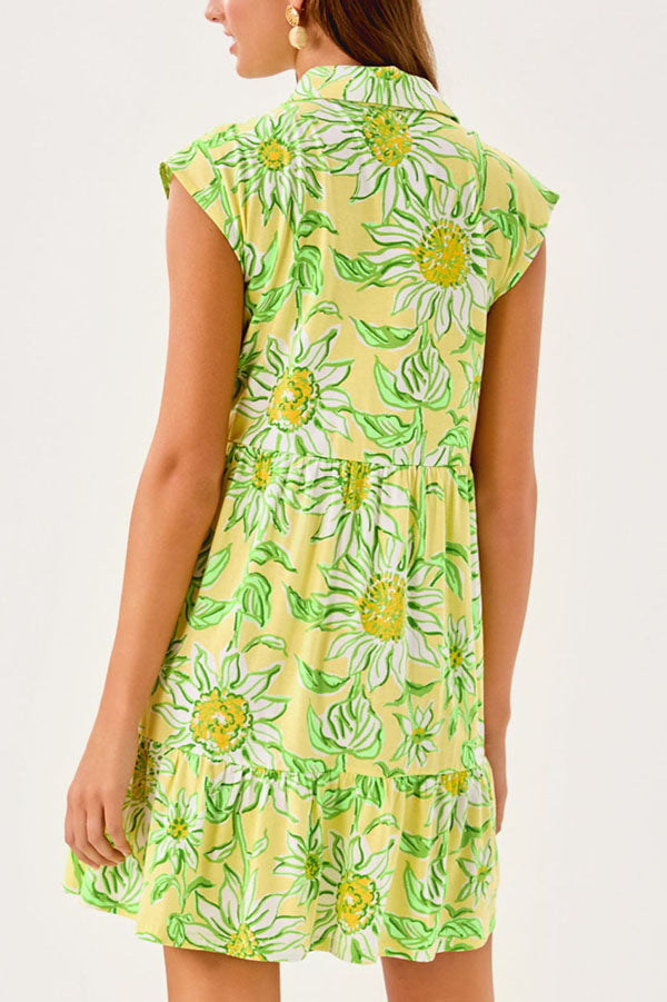 Casual Floral Printed Dress