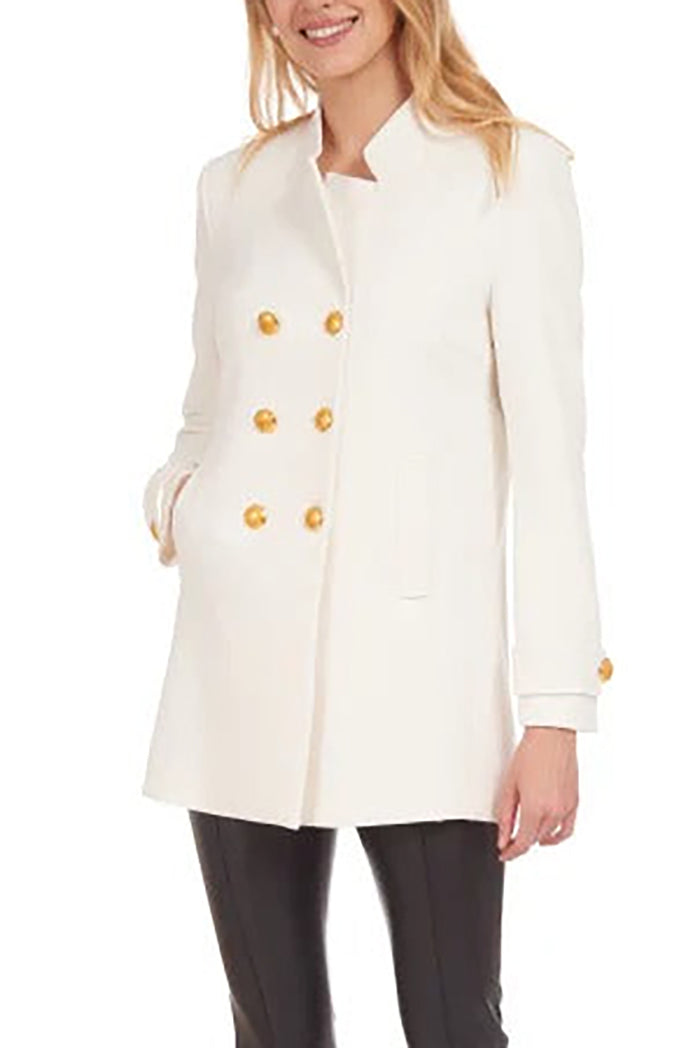 Casual Golden Button Blazer