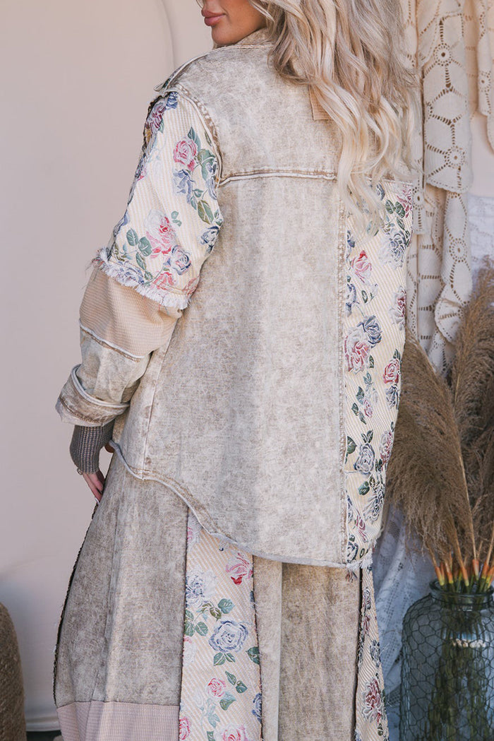 Vintage Floral Patchwork Jacket