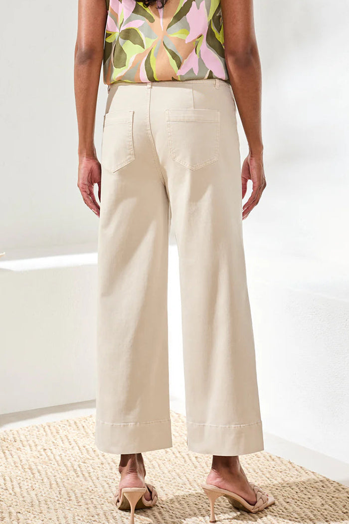 Canvas Wide Leg Pant