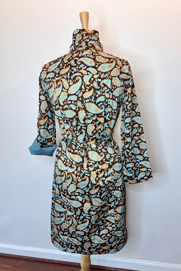 Adjustable Ruffle Collar Dress
