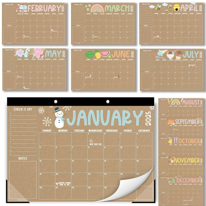 2025-2026 – 18-Month Desktop Calendar