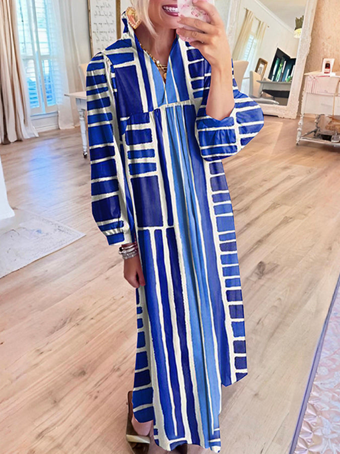 Casual Bold Printed Dress