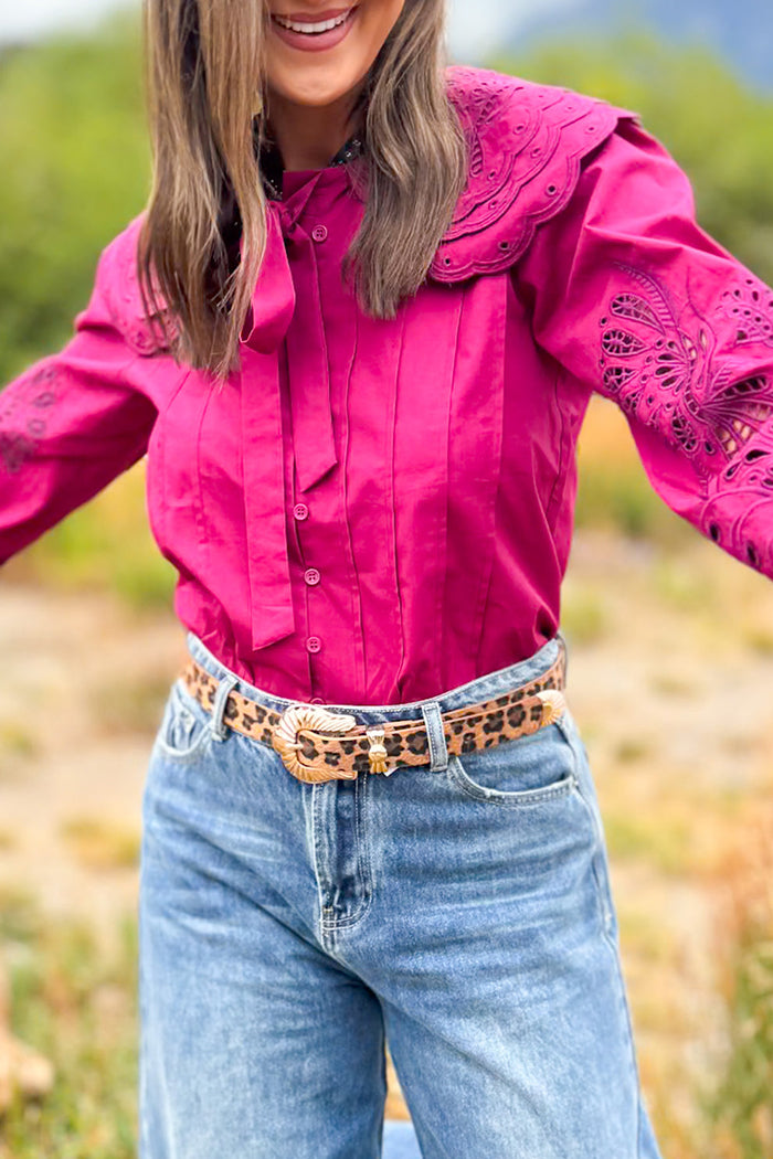 Peter Pan Eyelet Top