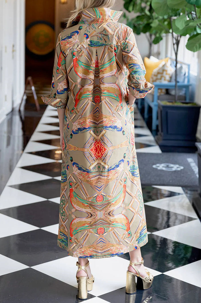 Animal Printed Maxi Dress