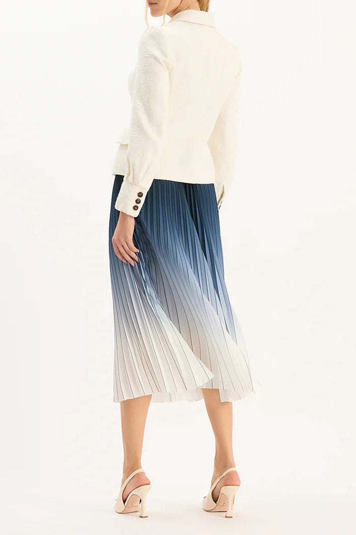 V-Neck Buttoned Pocket Jacket