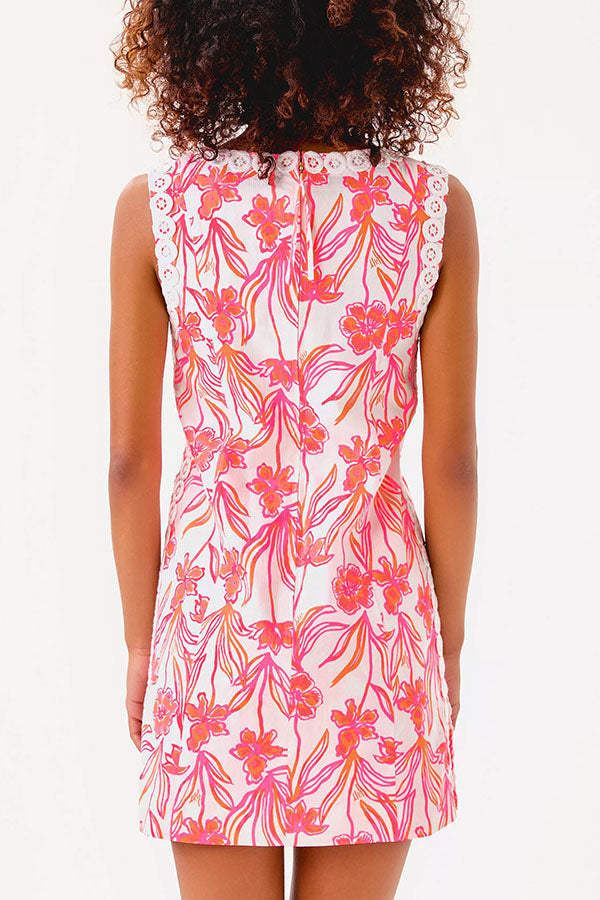 Flower Lace Sleeveless Romper