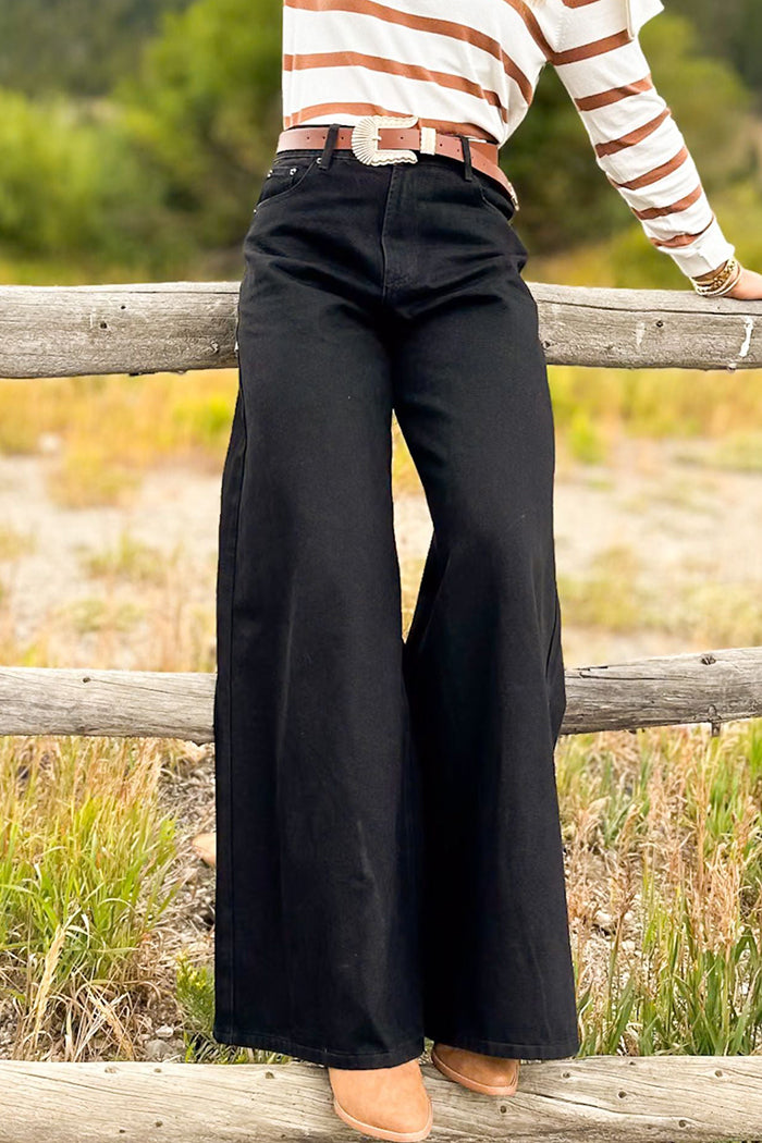 Casual Wide Leg Jeans