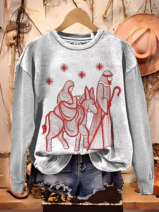 Casual Bold Printed Top