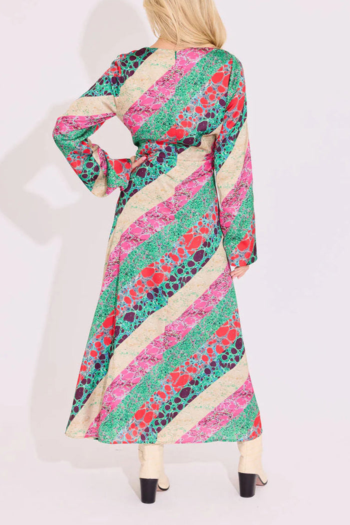 Vintage Pattern Maxi Dress