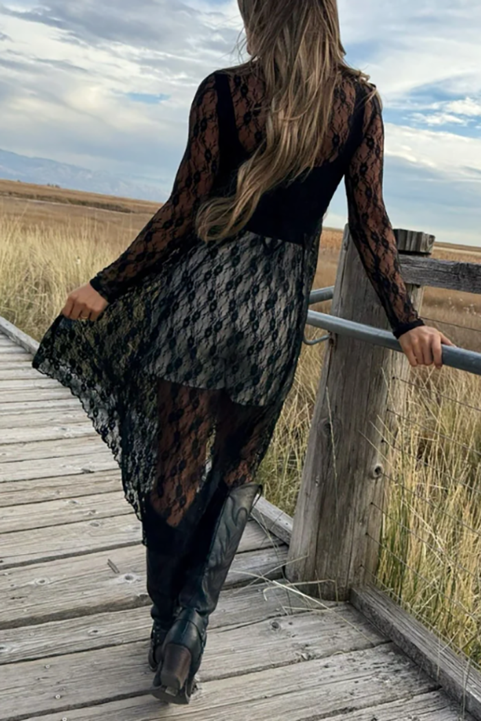 Cambridge Sheer Maxi Dress