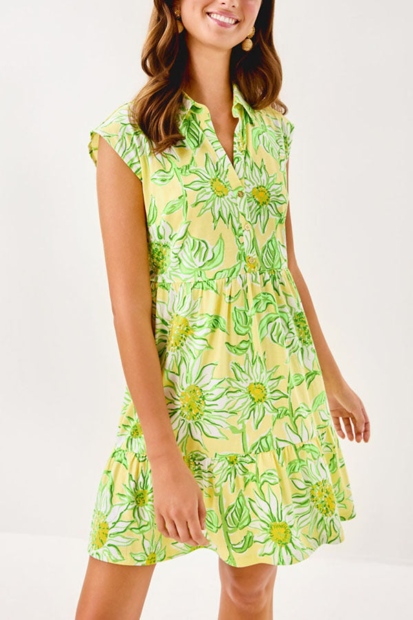 Casual Floral Printed Dress