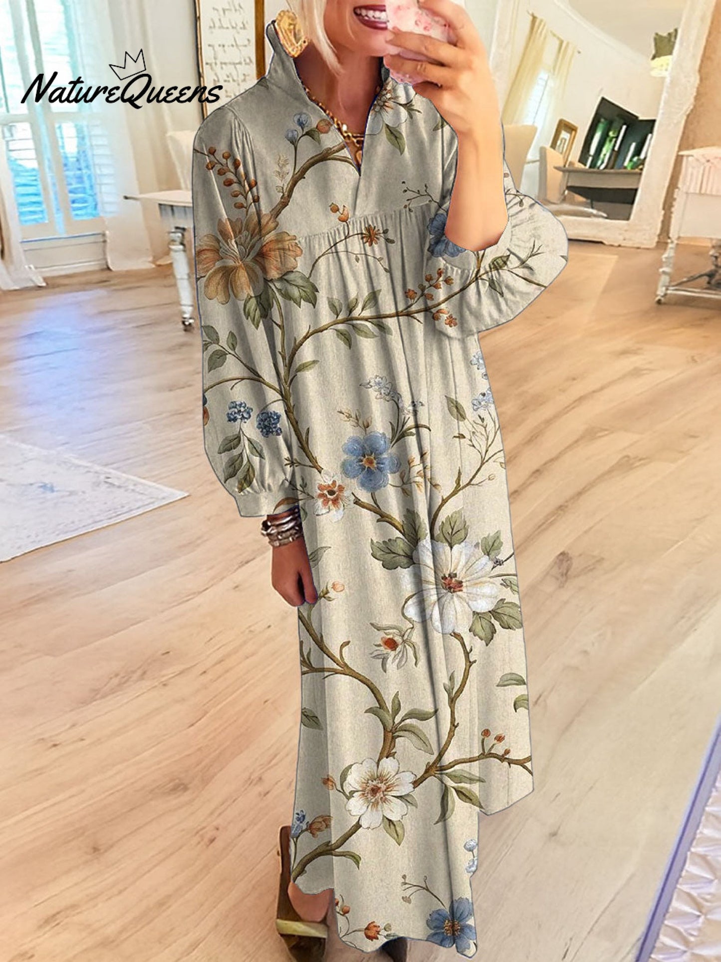 Women's Flowers Floral Art Casual Print Dress