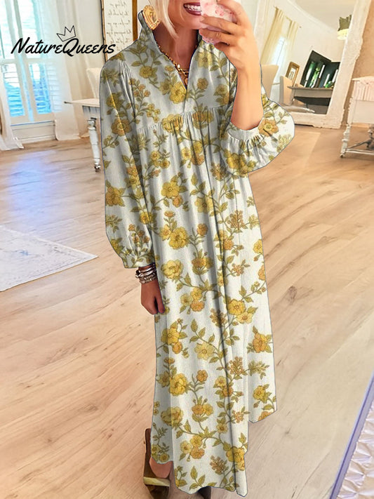 Women's Flowers Floral Art Casual Print Dress