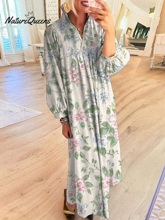 Women's Flowers Floral Art Casual Print Dress