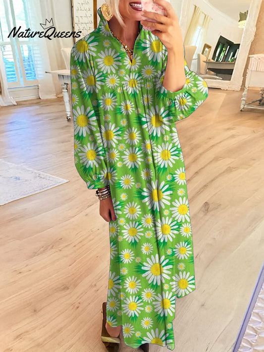Women's Flowers Floral Art Casual Print Dress
