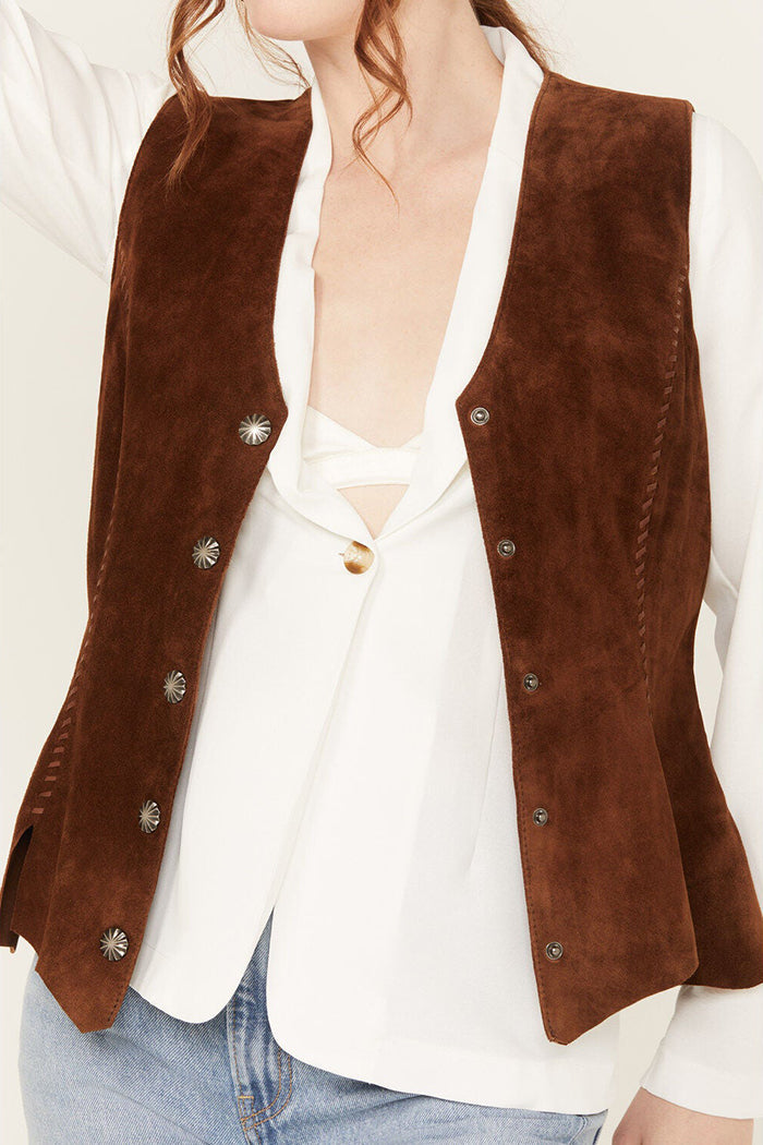 Western Snap Front Layering Vest