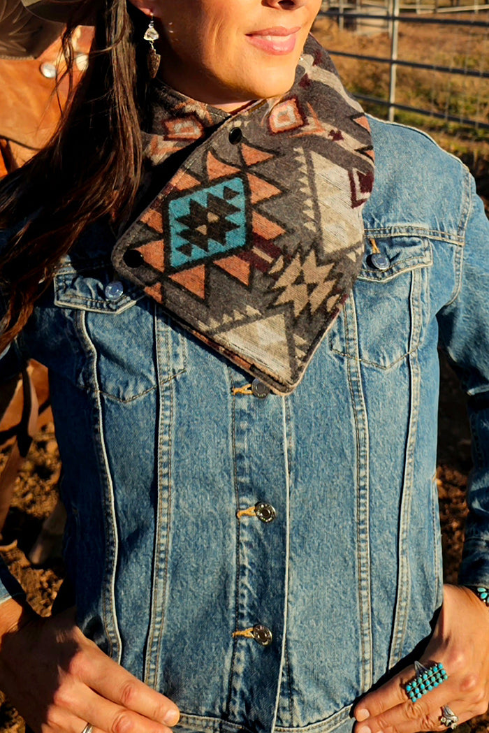 Casual Cowboylife Wool Scarf