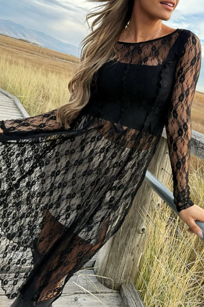 Cambridge Sheer Maxi Dress