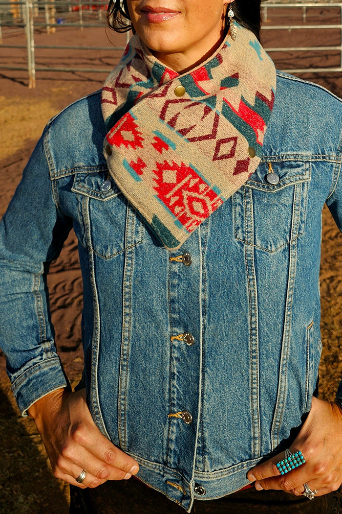 Casual Cowboylife Wool Scarf