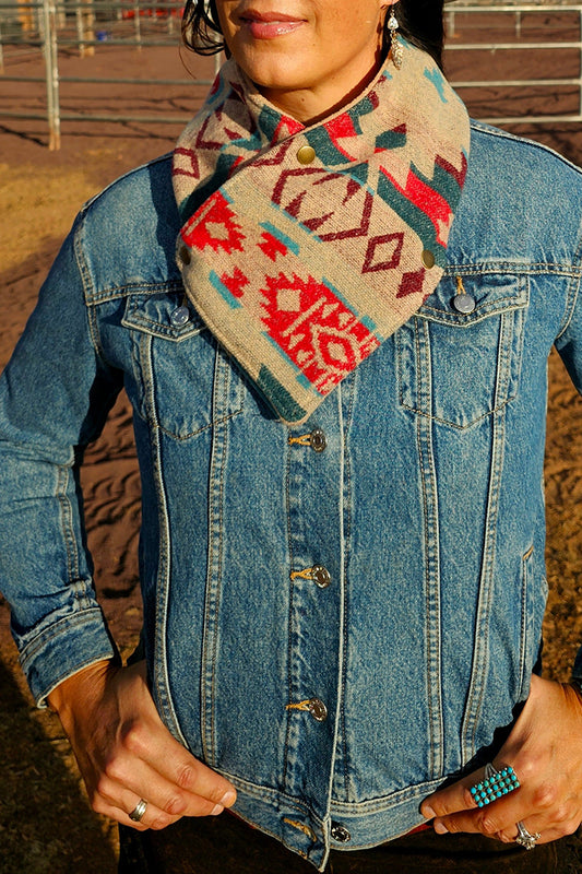 Casual Cowboylife Wool Scarf