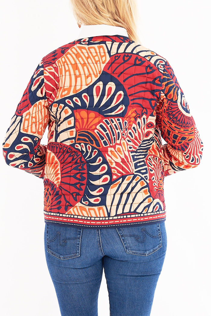 Casual Bold Printed Jacket