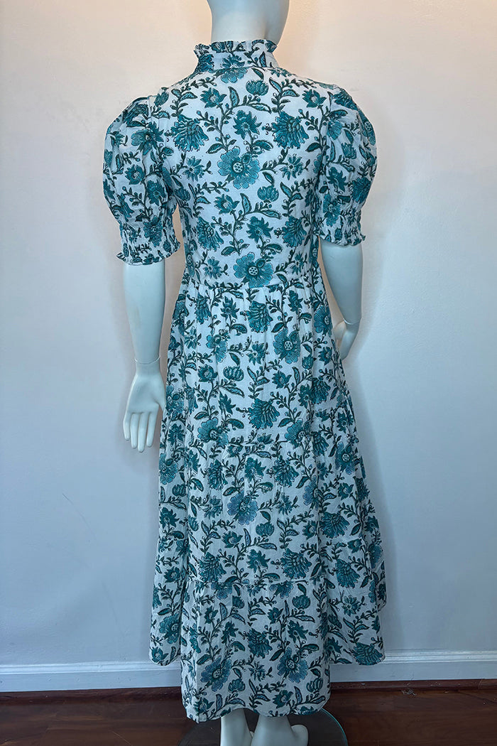 Casual Puff SLeeve Floral Dress