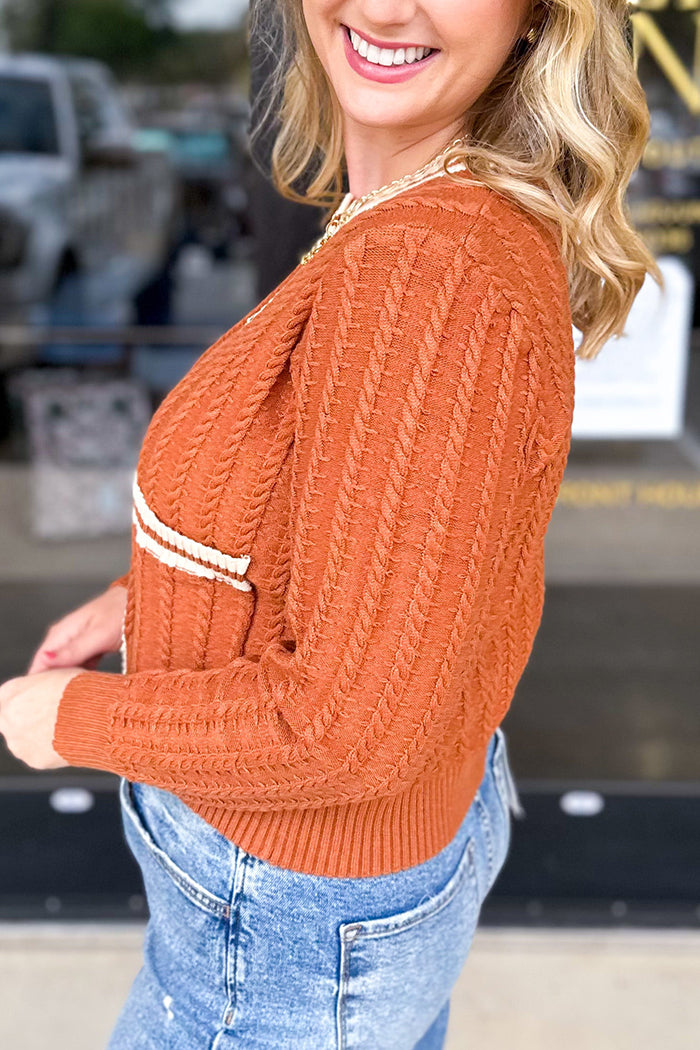 Casual Button Pocket Cardigan