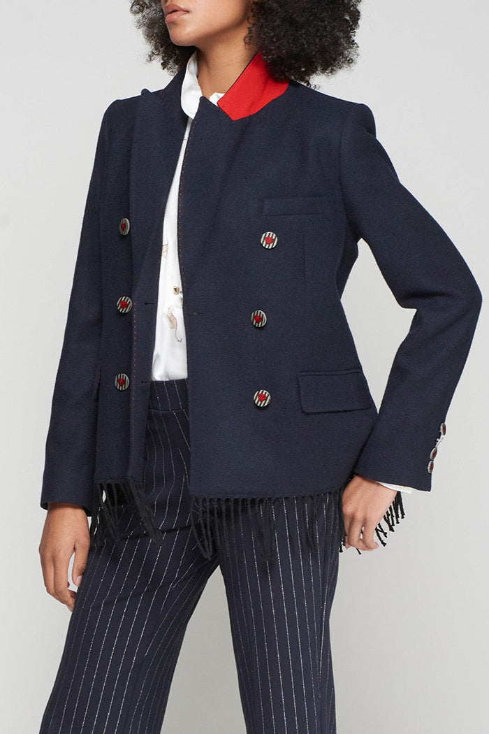 Double-Breasted Pocket Jacket