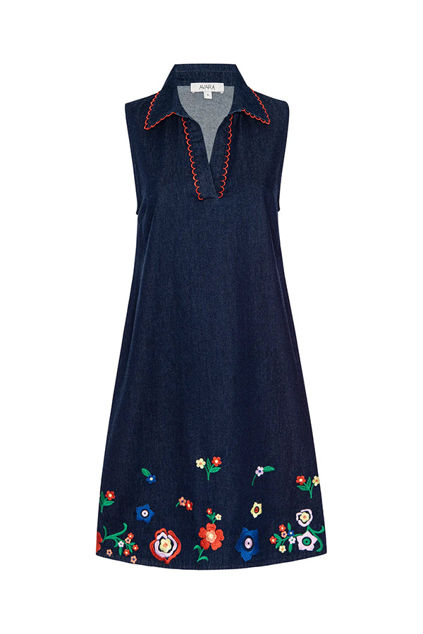 Casual Sleeveless Floral Dress
