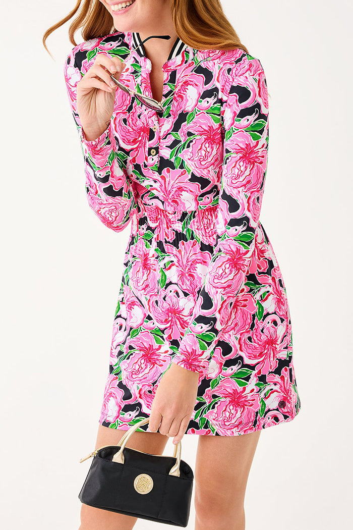 Floral Print Long Sleeve Dress