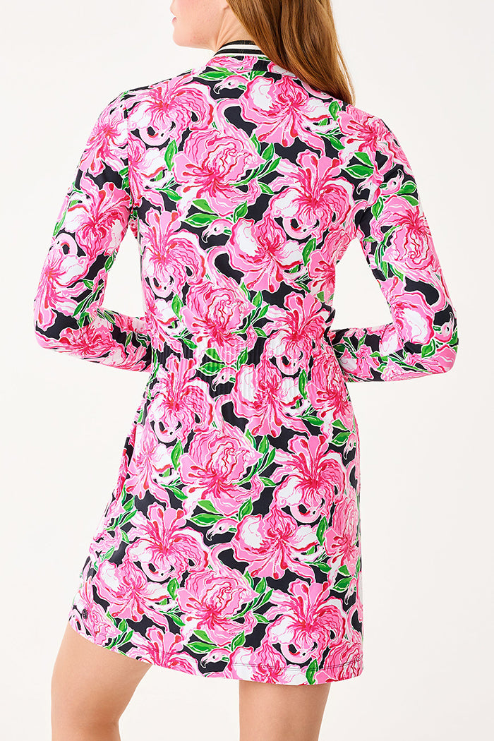 Floral Print Long Sleeve Dress