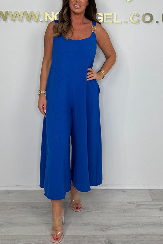 Chain Strap Detail Jumpsuit