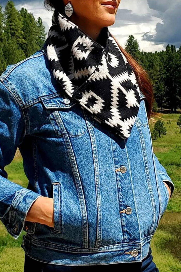 Casual Cowboylife Wool Scarf
