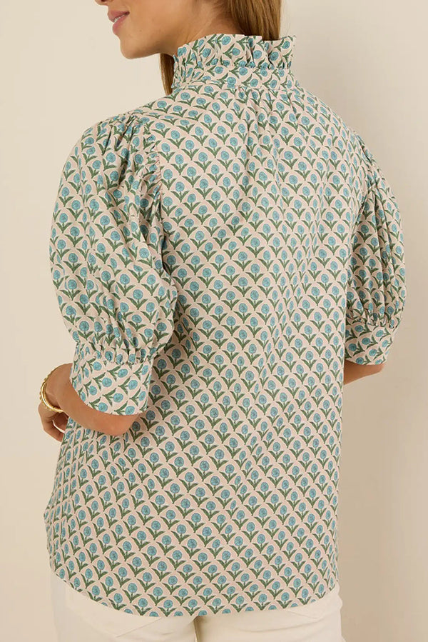 Casual Puff Sleeve Top