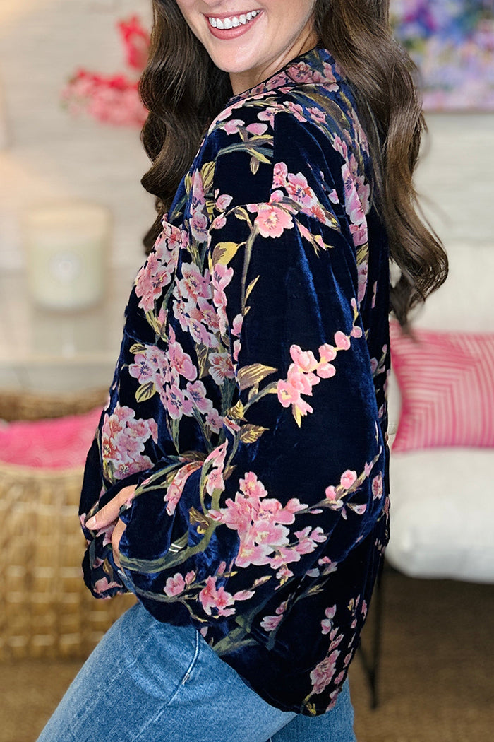 Casual Floral Pattern Top
