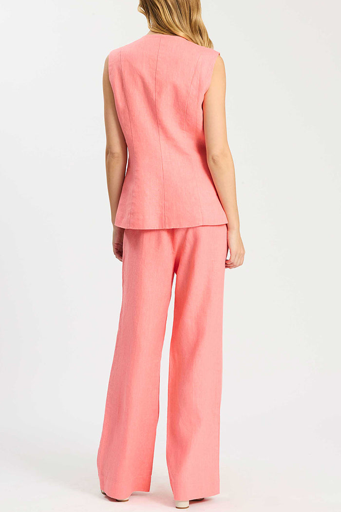 Shelf Pink Vest and Pant Set