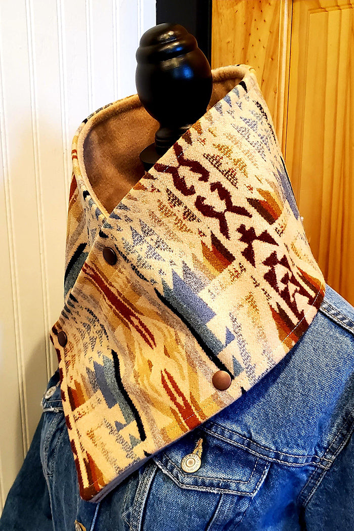 Shonto Wheatlands Cowboylife Wool Scarf