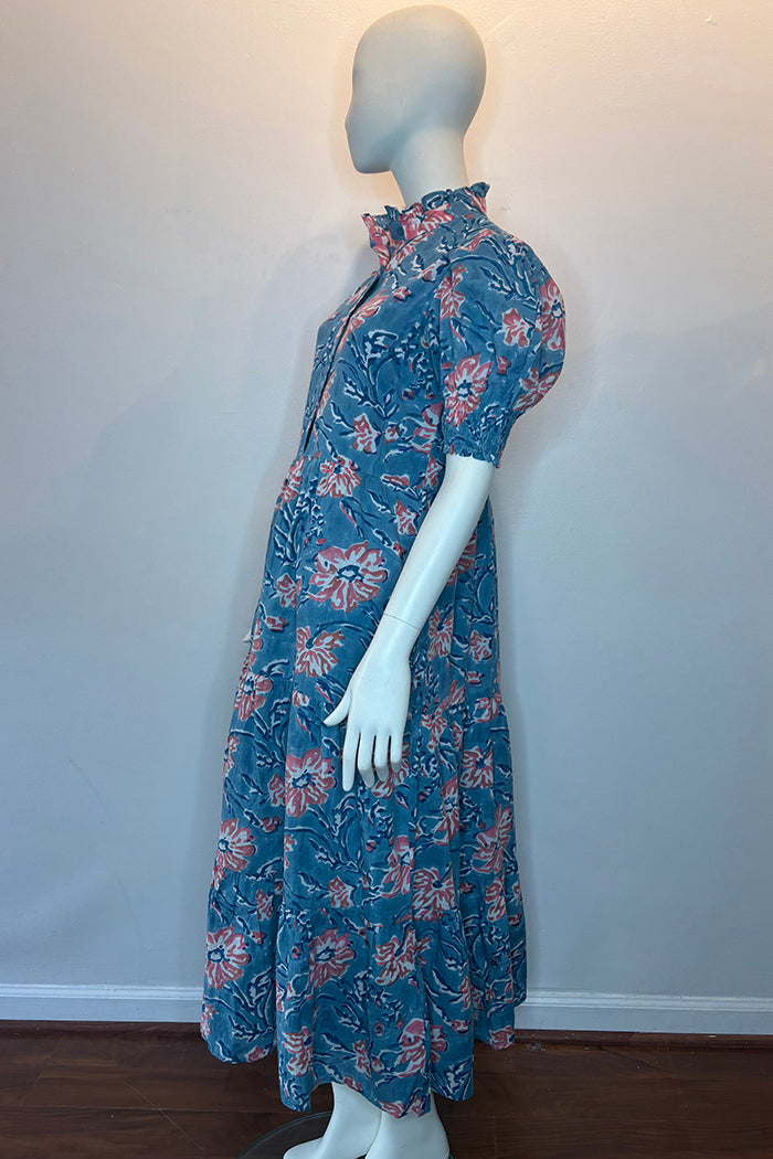 Casual Puff SLeeve Floral Dress