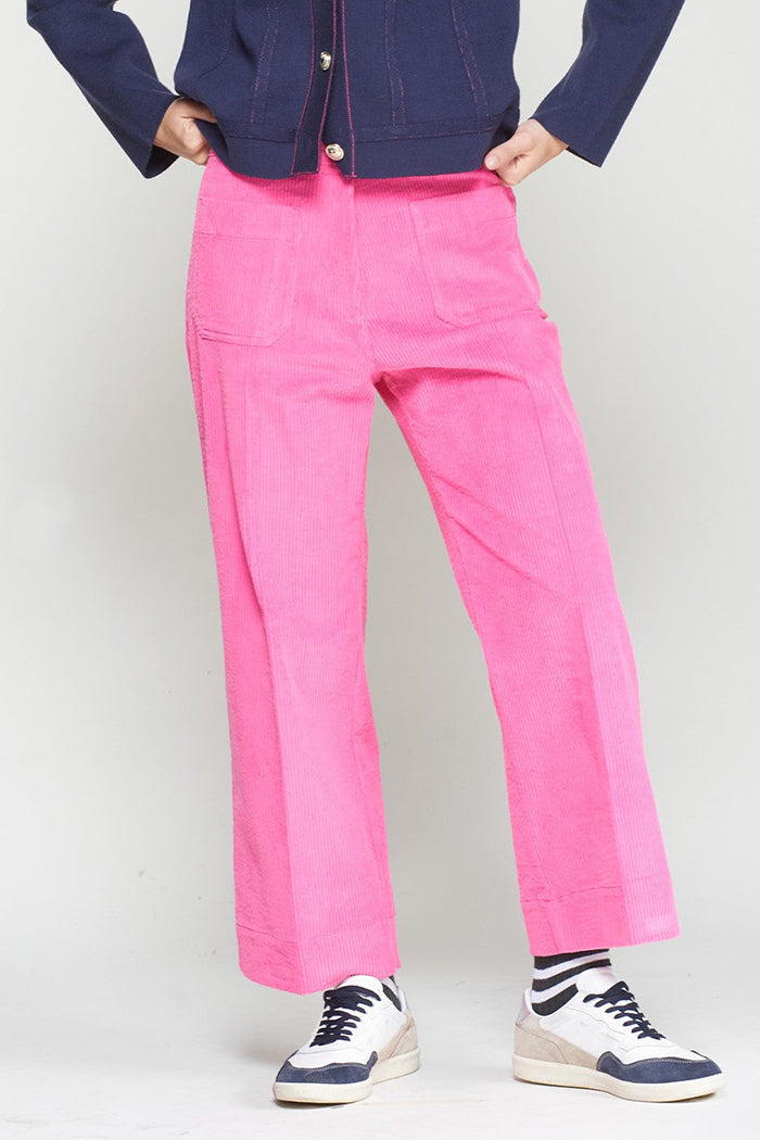 Pocket Wide-Leg Trousers