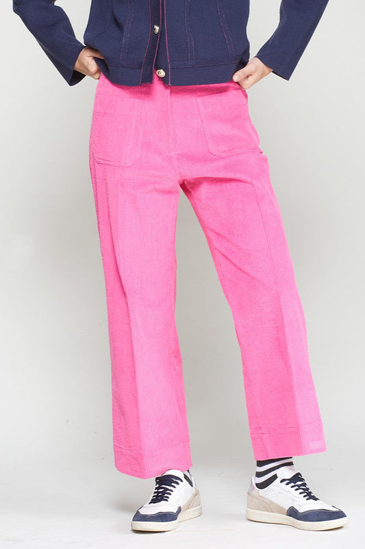 Pocket Wide-Leg Trousers