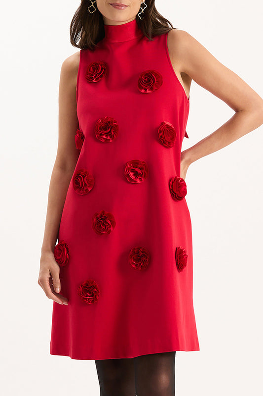 A-Line Floral Pocket Dress