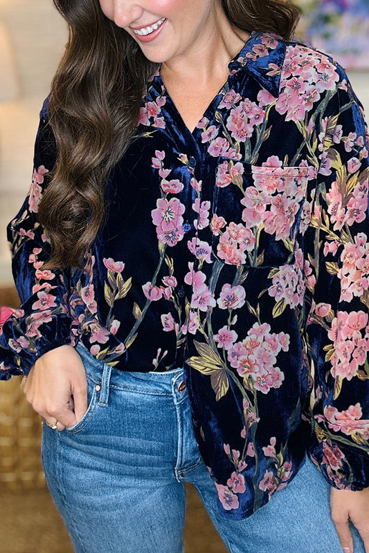 Casual Floral Pattern Top