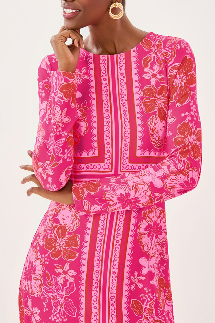 Casual Floral Pattern  Maxi Dress