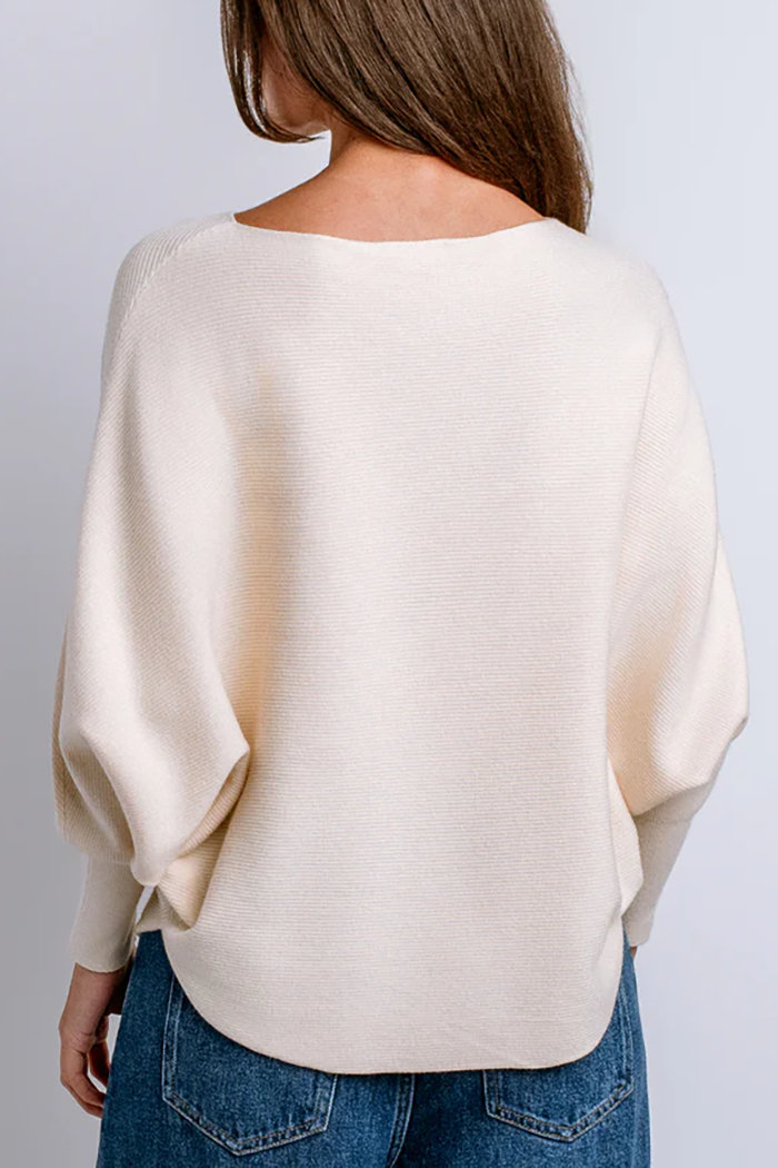 Casual Bat Sleeve Sweater