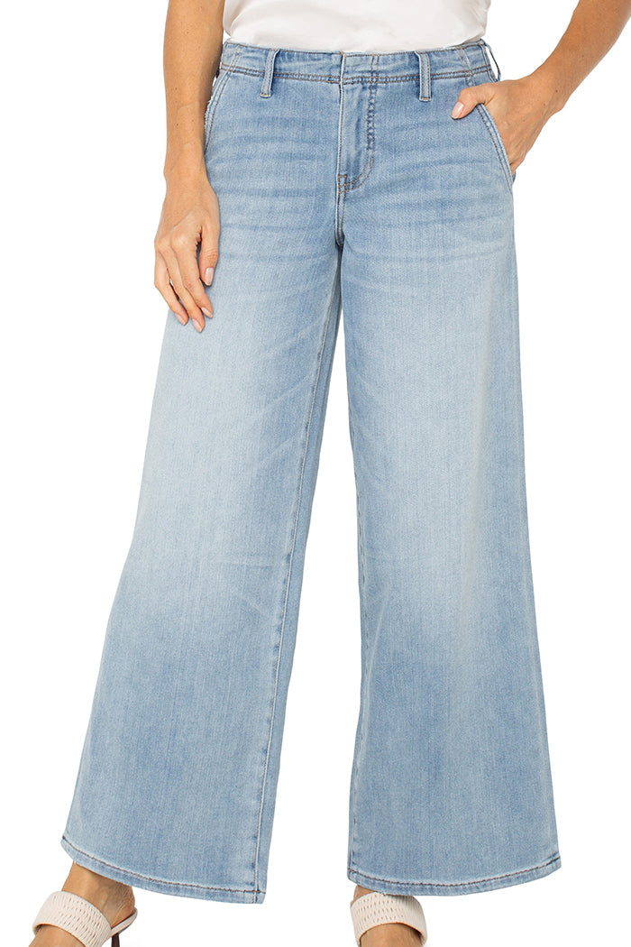 Light Wash Wide Leg Jeans