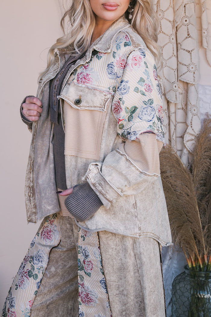 Vintage Floral Patchwork Jacket