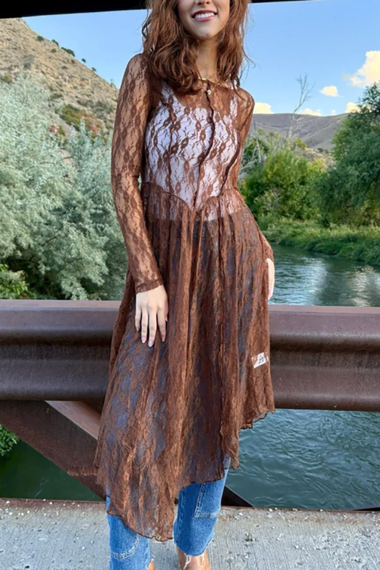 Cambridge Sheer Maxi Dress