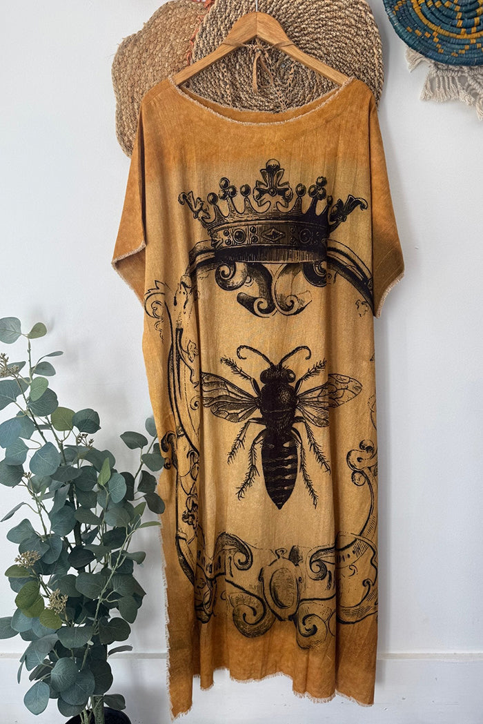 Bohemian Queen Bee Hi-Low Top