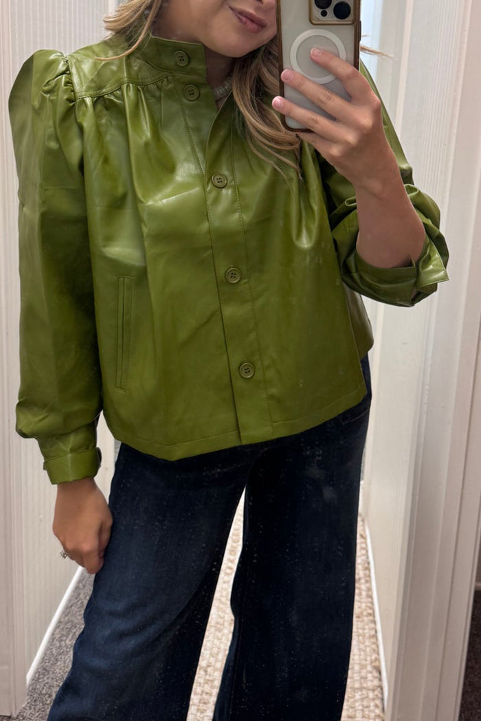 High Collar Oversized Jacket